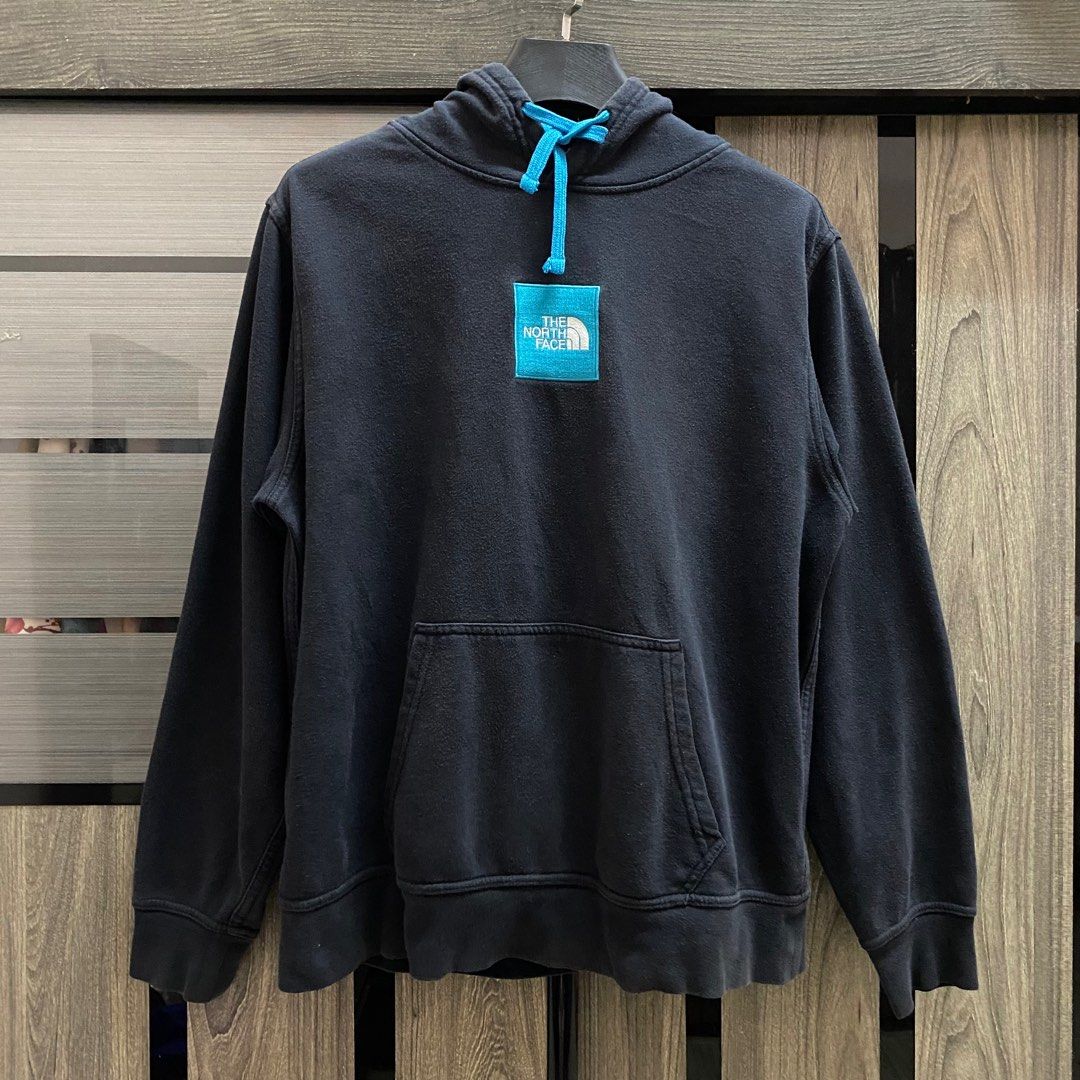 North face embroidered discount box logo hoodie
