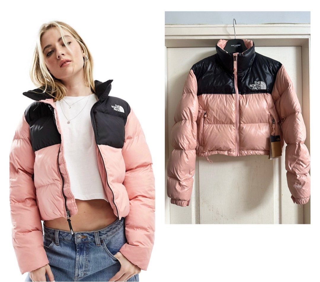 Sale the north face nuptse short down jacket Sz m new