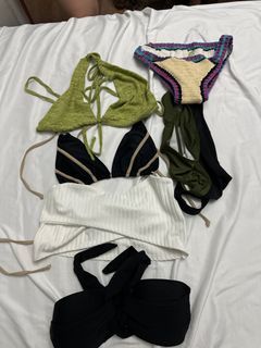 Top and panty swimsuit mix and match