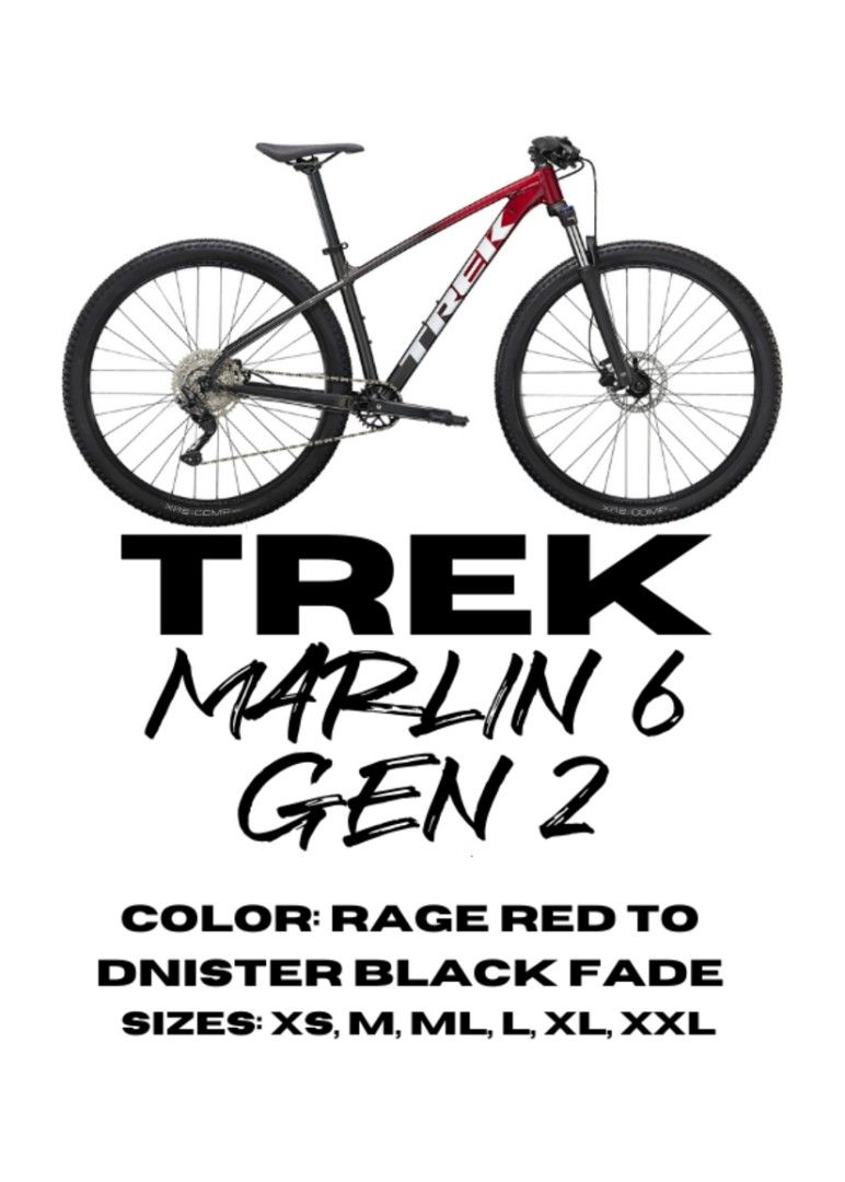 Trek marlin hotsell sizing
