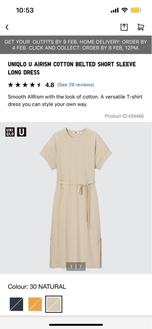 Ae short sleeve shirt dress top