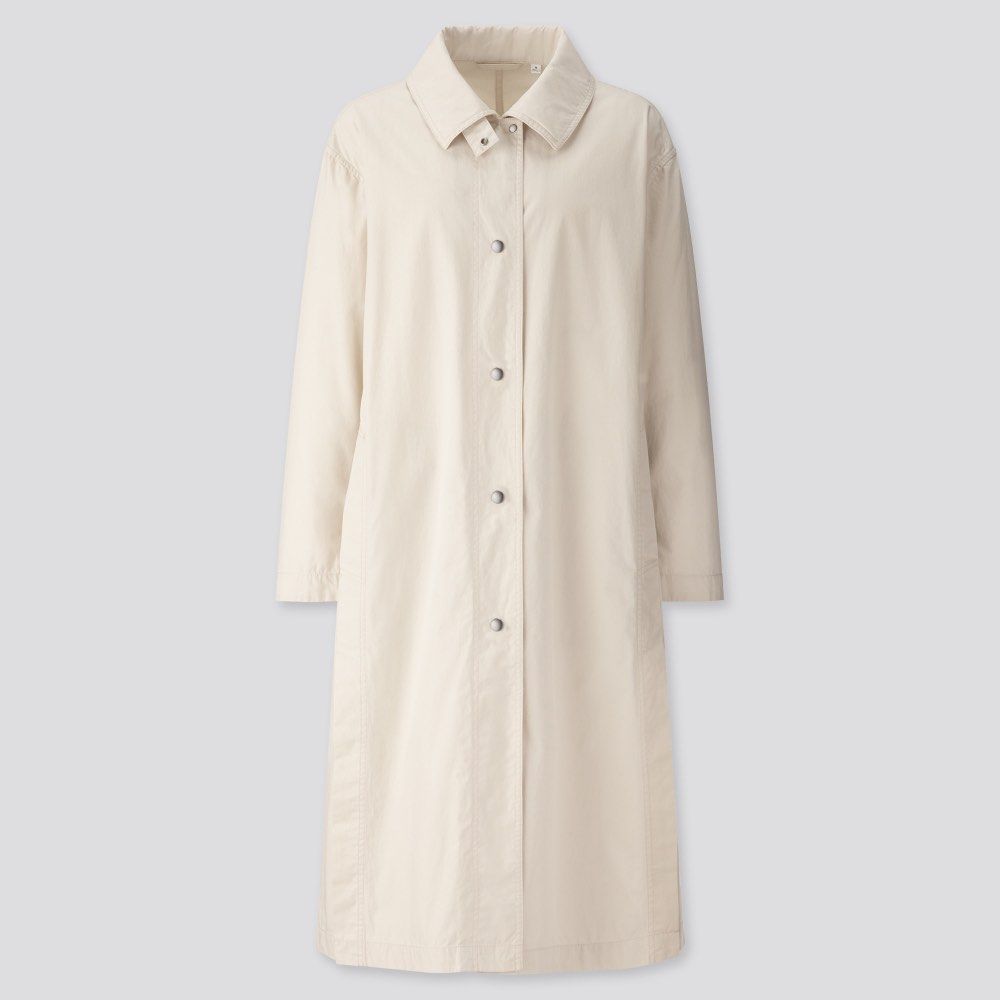 Uniqlo u light 2025 long coat
