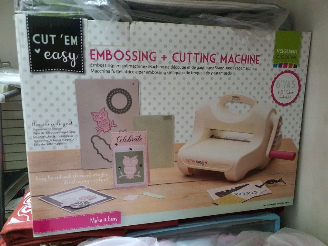 Vaessen Creative Mini Embossing and Cutting Machine Starter Kit 