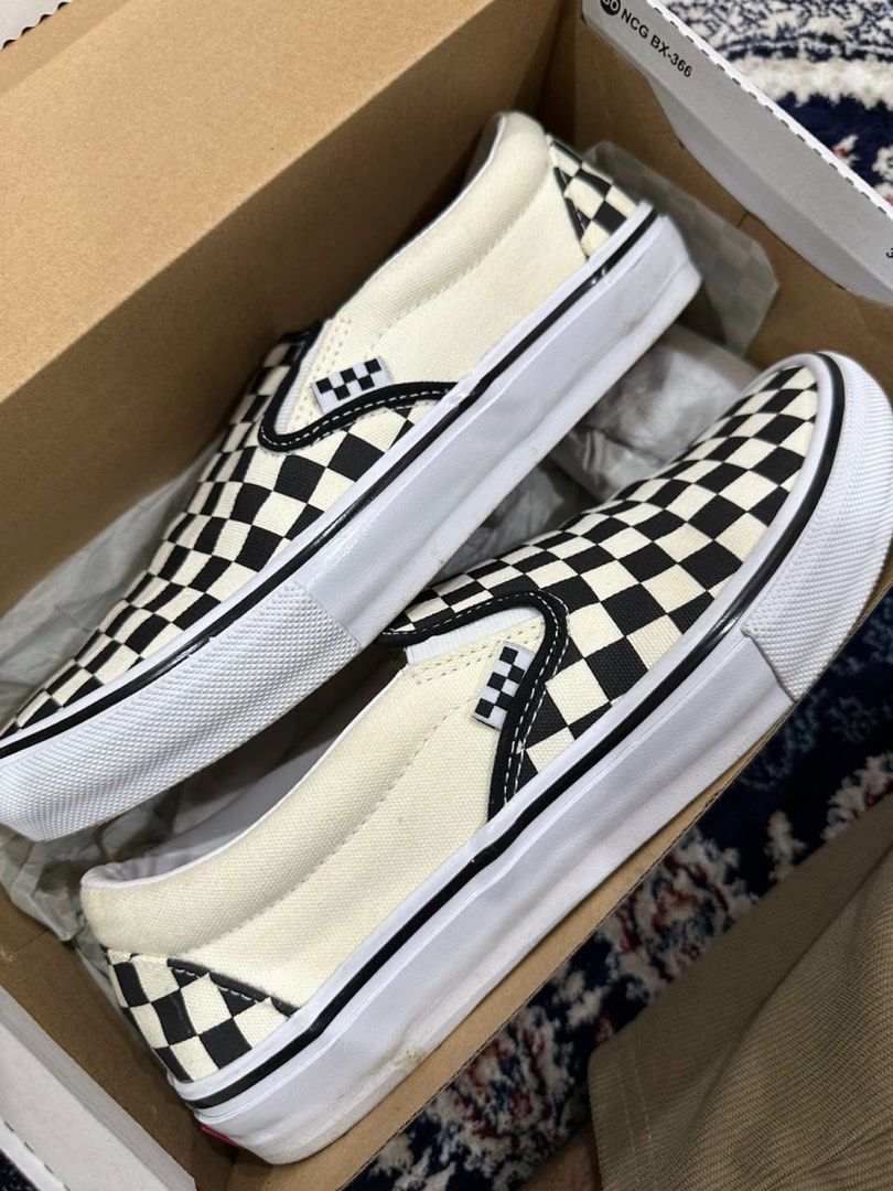 Vans checkerboard slip on harga best sale