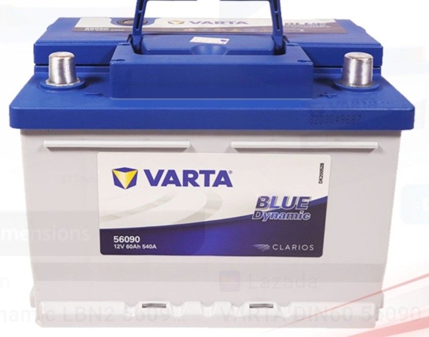 Varta Blue DIN60 LN2 Battery.