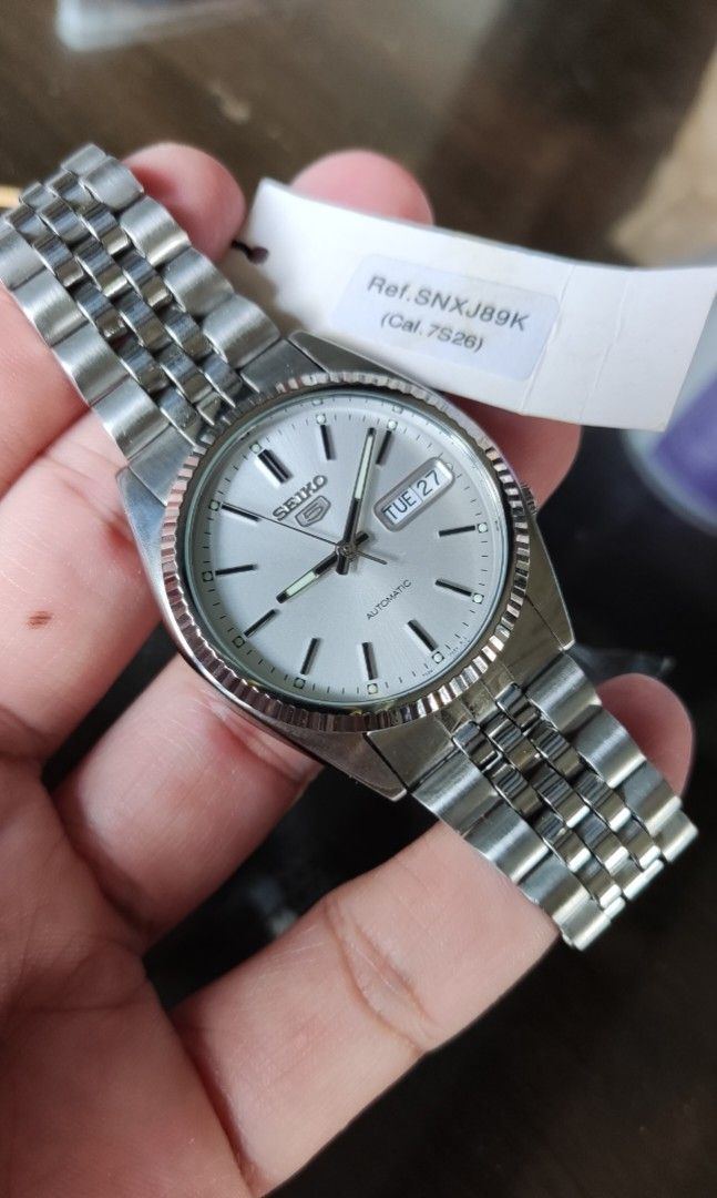 Very Rare Seiko Datejust SNXJ89 SNXJ89K1 Jubilee Bracelet Men s