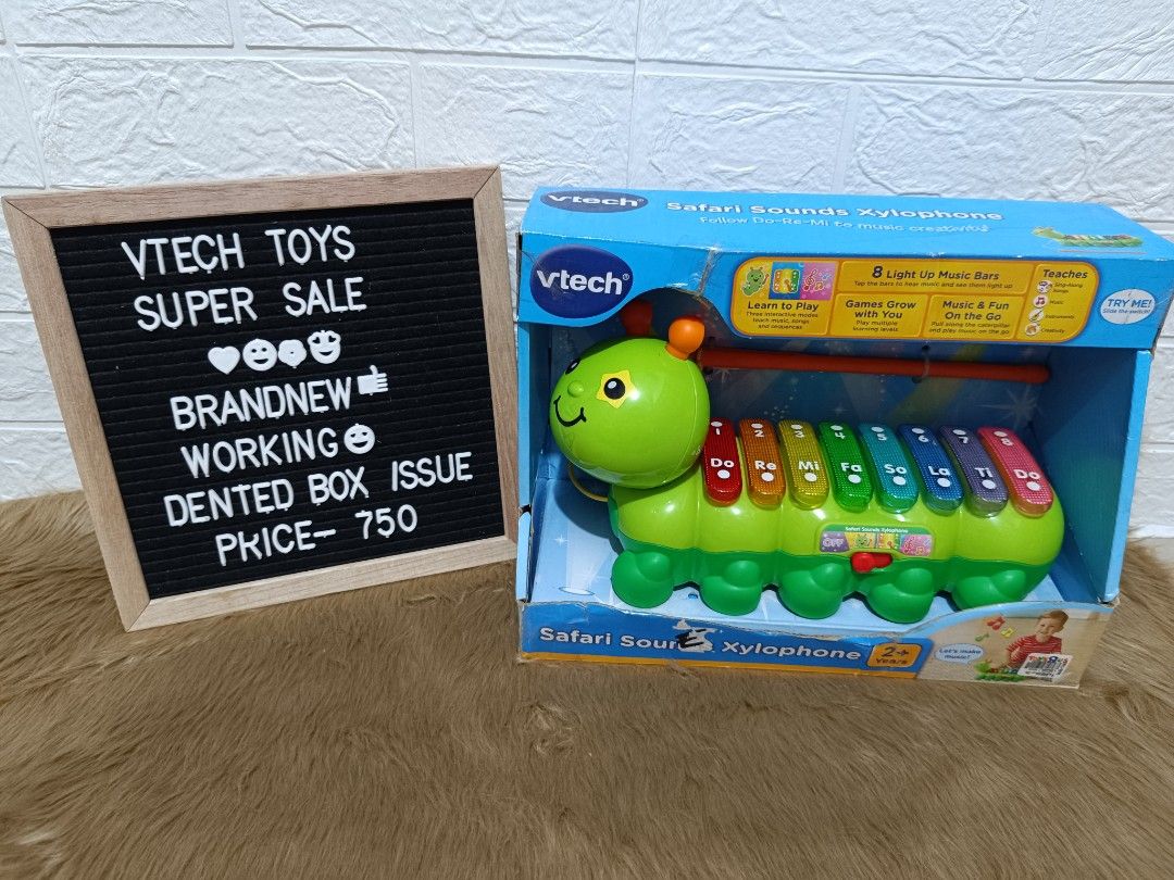 Vtech Safari Sound Xylophone (Category: Educational & Learning Toys) located in Quezon City. Submitted by mhoniqvela04 (Listing ID 1283536213, Image 1). Description: Brandnew Working No issue.