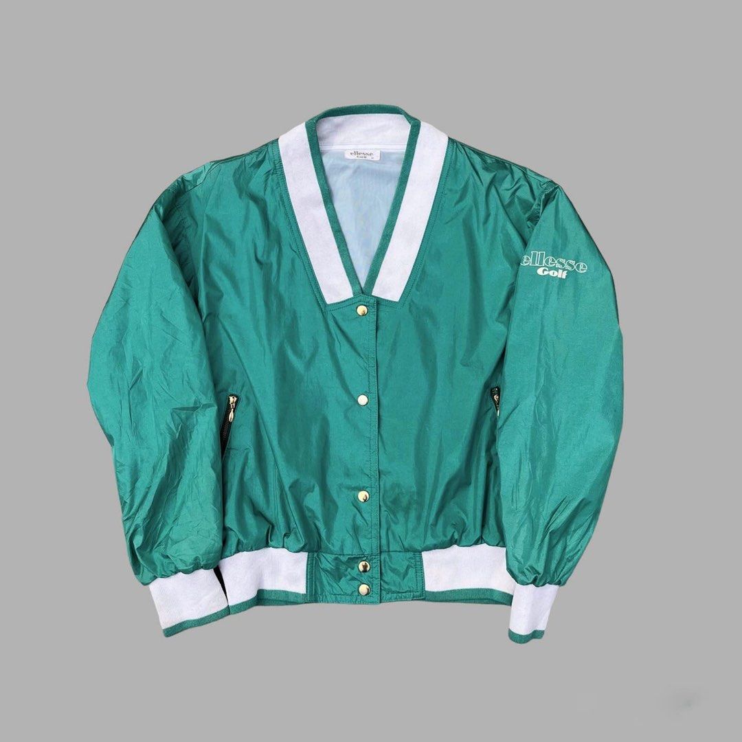Vtg ellesse cardigan nylon jacket Women s Fashion Coats Jackets