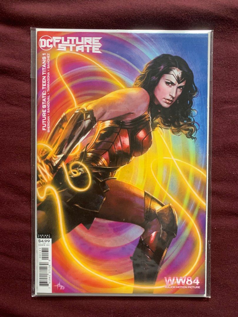 Wonder Woman 1984 Variant Covers (Category: Comics & Manga) located in Manila. Submitted by wwab18 (Listing ID 1283603369, Image 3). Description: Wonder Woman 1984 Variant Cover SET: Future State: Teen Titans #1 Future State: The Next Batman #1 Payment thru GCash Pickup thru Grab/Lalamove within Manila.