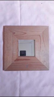 Wooden Decor Small Wall Mirror