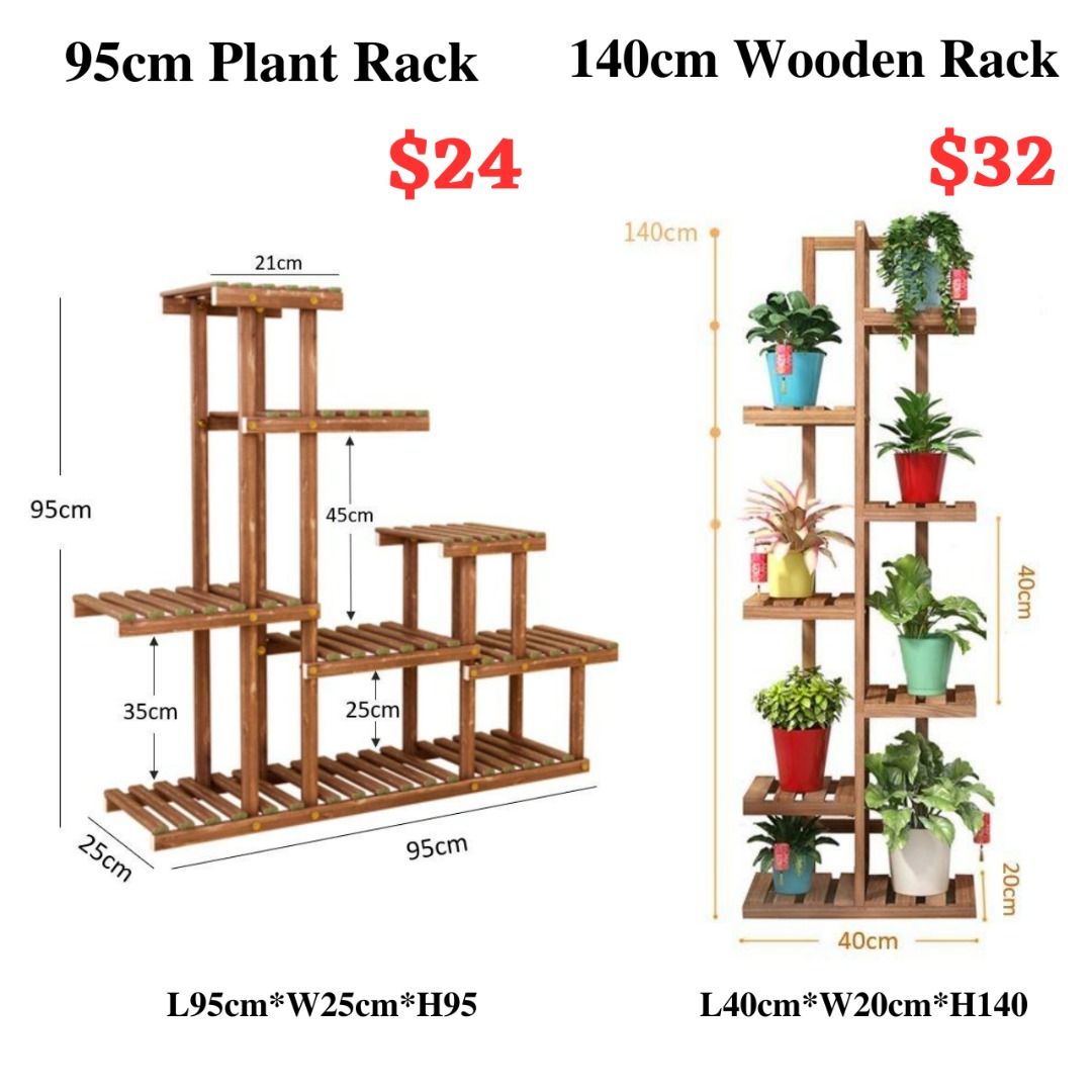 Wooden Plant Rack Plant Stand Wooden Plant Self Flower Rack For Indoor ...