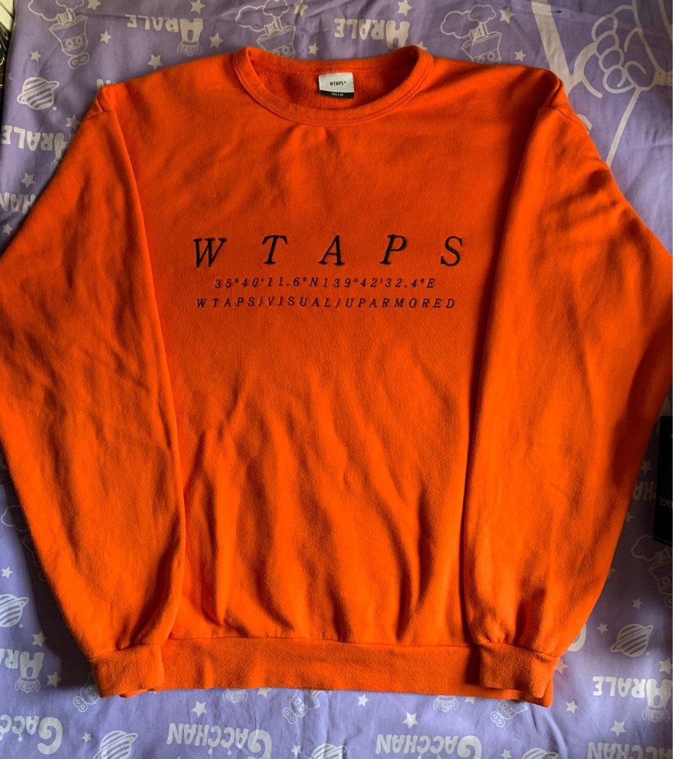 Wtaps GPS Core Logo Crewneck Sweatshirt Size 03, 男裝, 上身及套裝