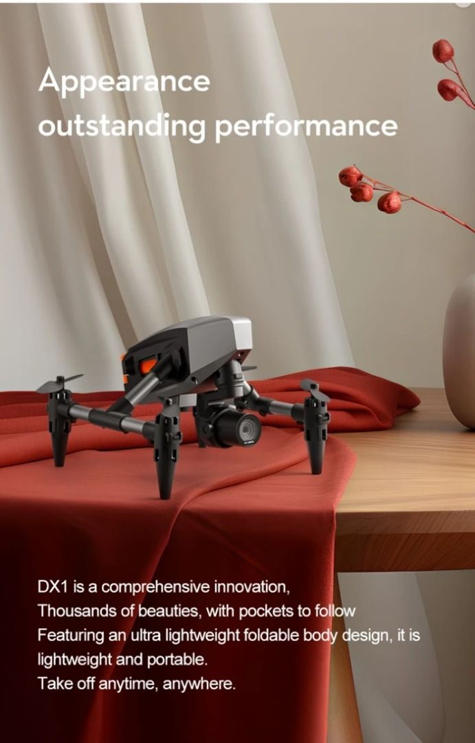 XD-1 Pro 遥控WiFi FPV 4K摄像机迷你无人机（仿DJI Inspire外观）62865819635714113