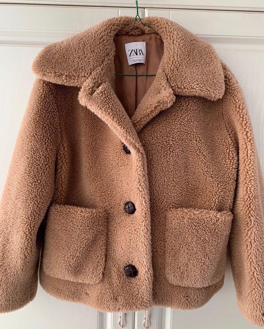 Zara teddy jackets store