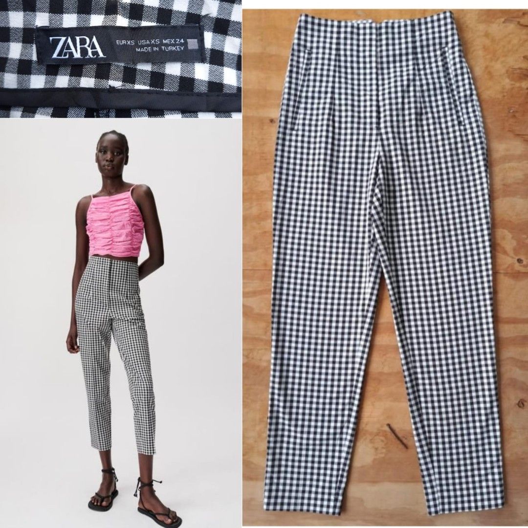 Zara High Waisted Pants, Women's Fashion, Bottoms, Other Bottoms on  Carousell