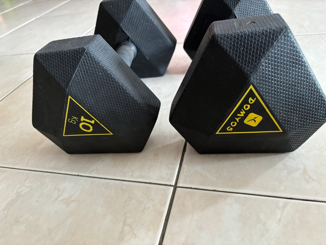 MANCUERNA HEX DUMBELL 5 KG - Decathlon