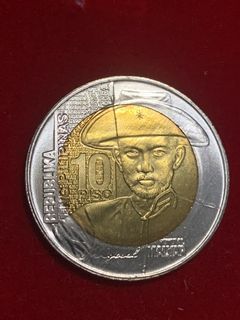 10 Piso Miguel Malvar Commemorative coin brilian Uncirculated