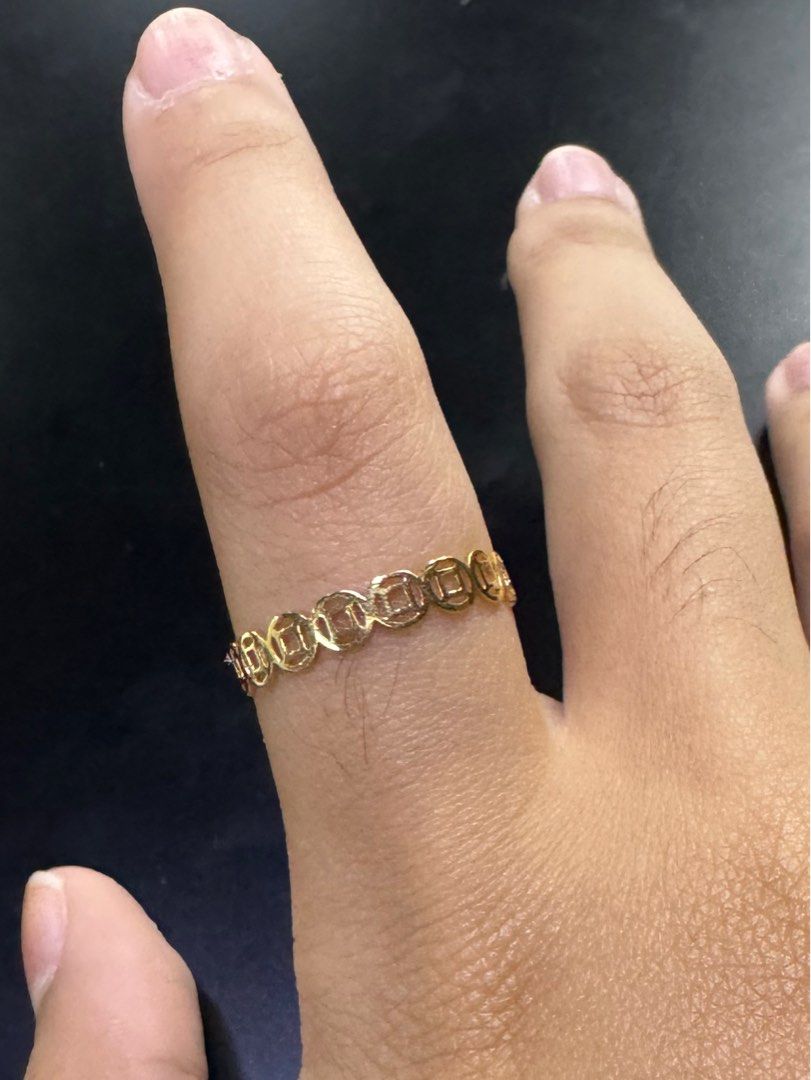 Gold hot sale ring 750