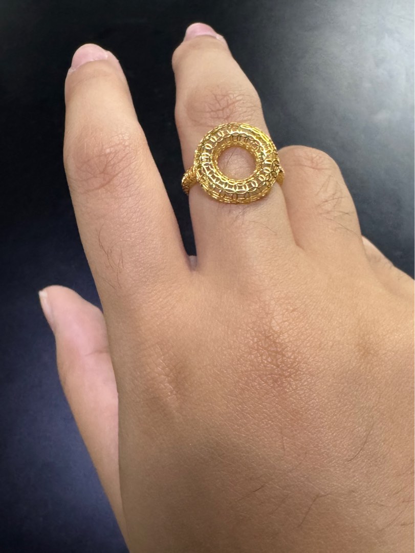 18K 750 Gold Ring Women s Fashion Jewelry Organisers Rings