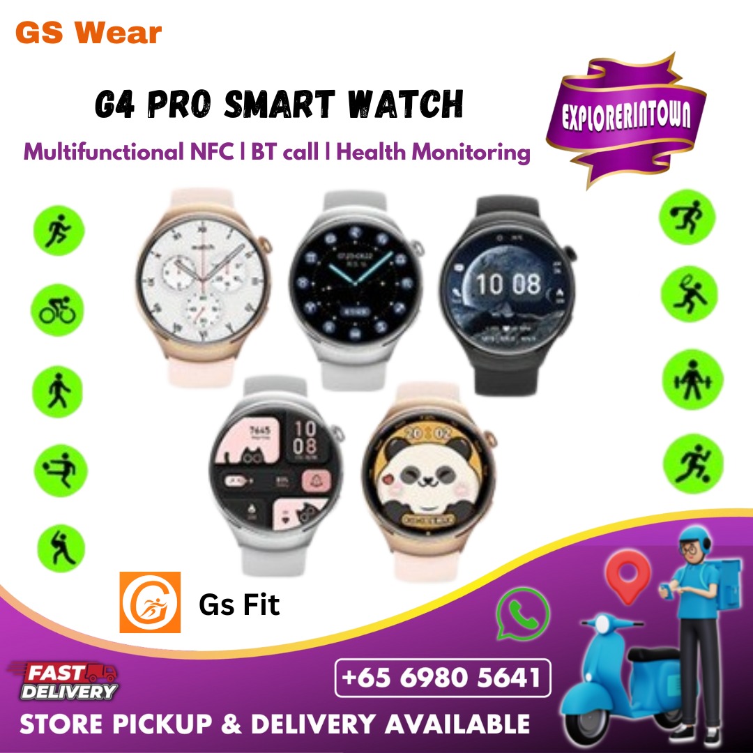 G4 Pro Smart Watch Bluetooth Call Sport Modes Wireless
