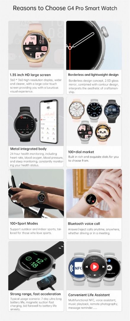 G4 smart clearance watch