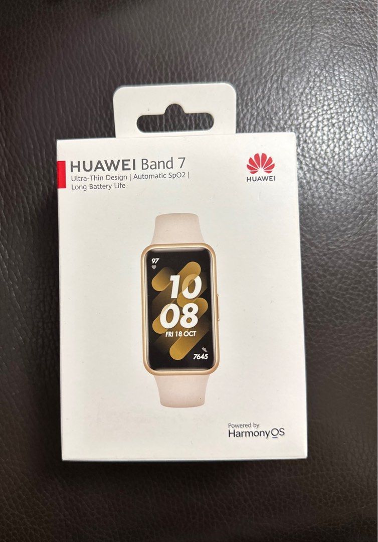 全新未開封Huawei Band 7, 手提電話, 智能穿戴裝置及智能手錶