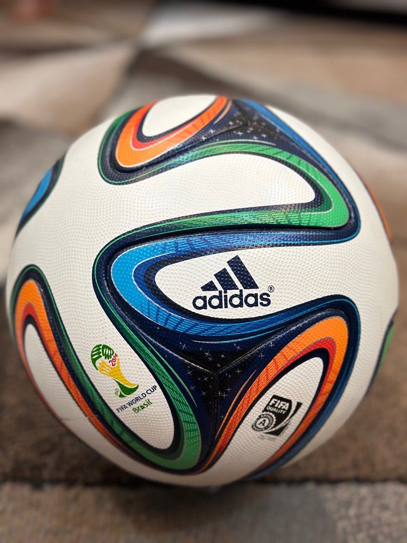 Adidas Brazuca FIFA World Cup Brazil 2014 Official Match ball, Sports  Equipment, Sports & Games, Racket & Ball Sports on Carousell