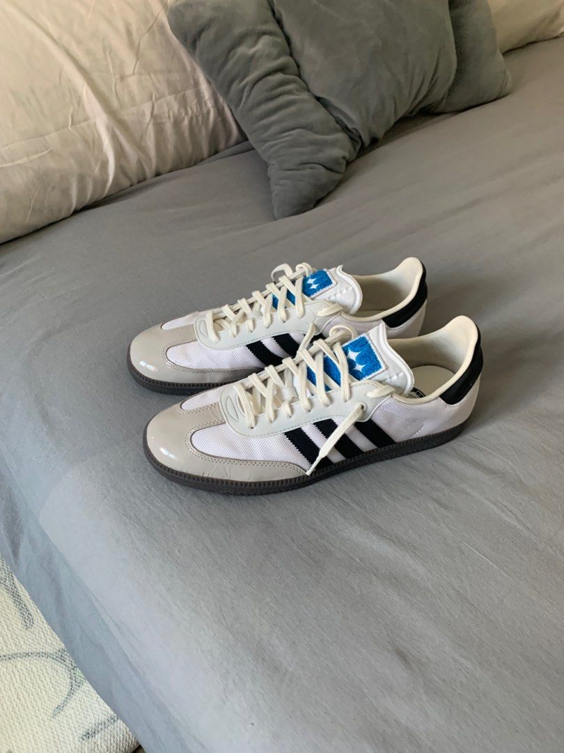 adidas gazelle silver green womens BSTN x adidas Samba 'Crystal White'