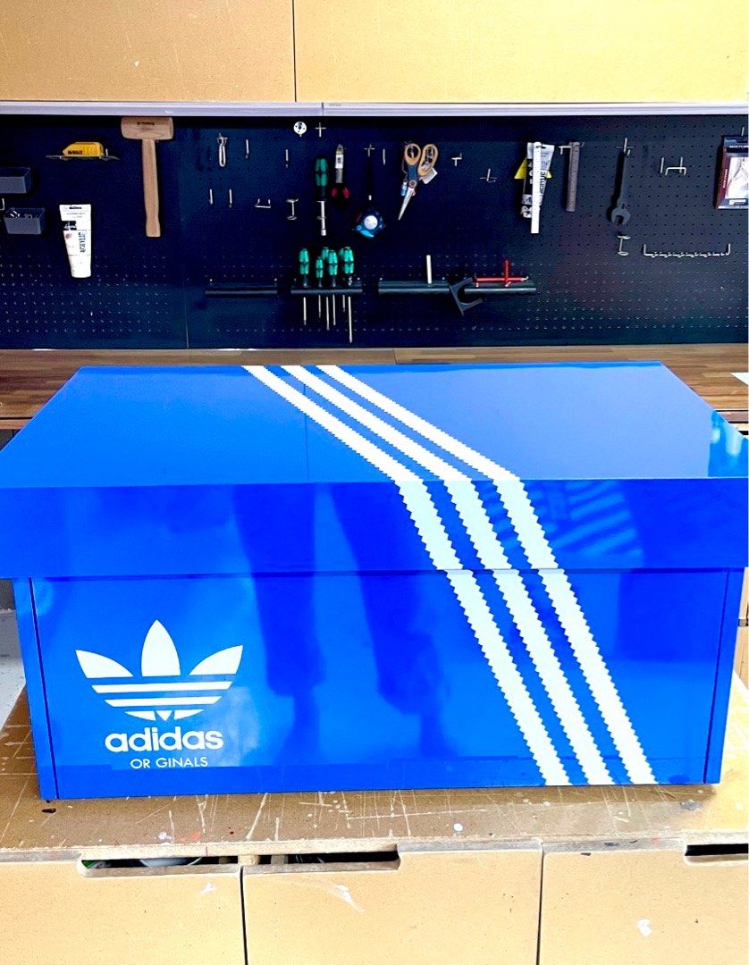 Adidas giant shoe box new arrivals