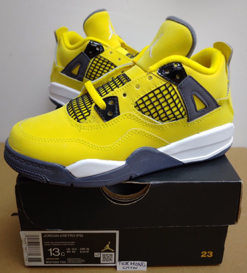 Air jordan 4 lightning 2019 on sale