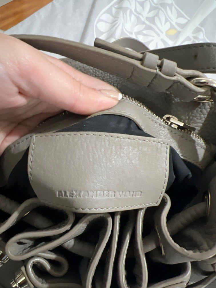 Alexander wag diego bag (Category: Luxury Bags & Wallets) located in Manila. Submitted by cheemishops (Listing ID 1285928952, Image 3). Description: Alexander wang Diego bucket bag Lightly used Needs cleaning.