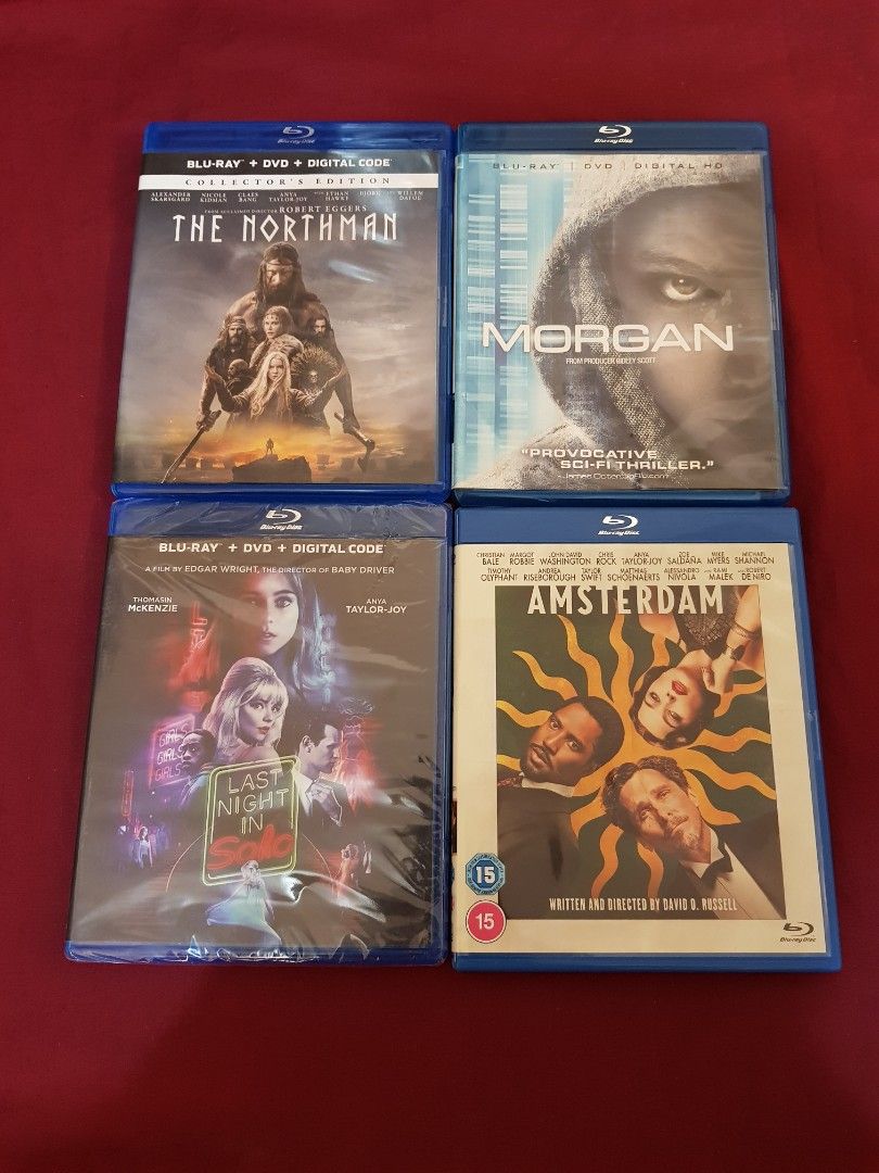 Actress/Singer Taylor Swift Movie As Liz Meekins In 2022 Amsterdam :  Displaying Four Anya Taylor-Joy Movies - Last Night In Soho, Amsterdam, The  Northman, Morgan Original 1st Press USA Blu-Ray Collection, Hobbies