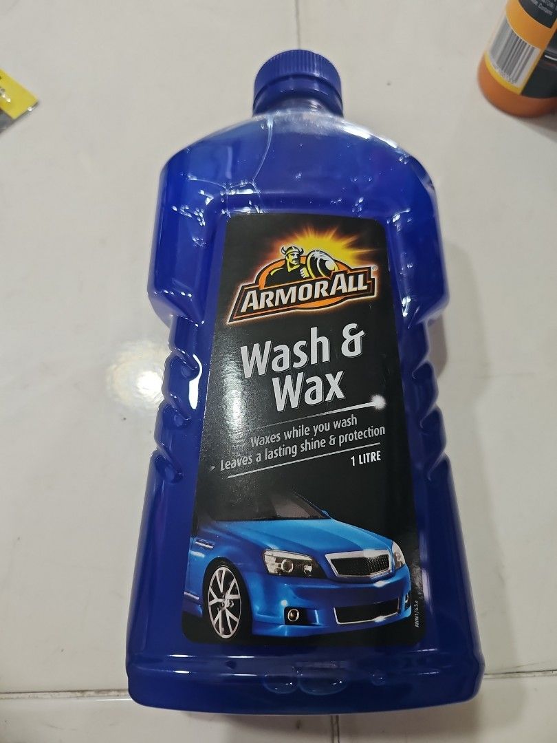 Armor All Wash & Wax for car, Car Accessories, Accessories on Carousell