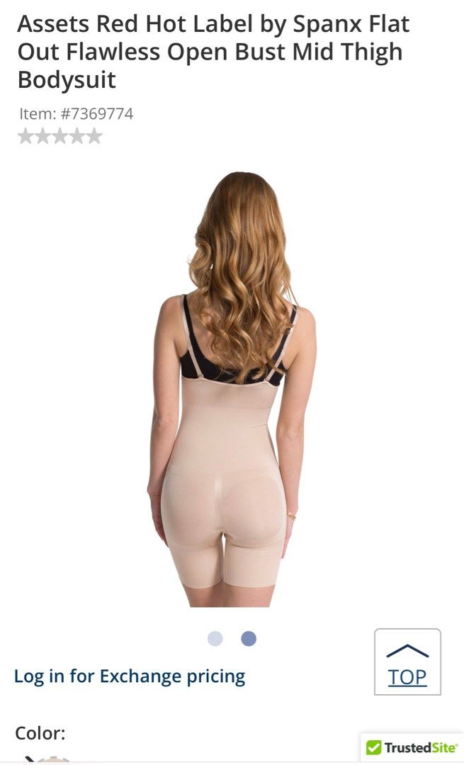 New- SPANX Assets Red Hot Label One Piece Shapewear Medium