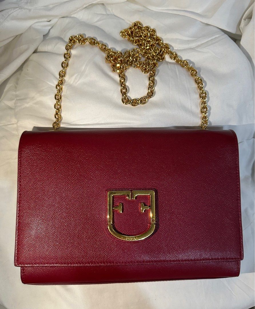 Authentic Furla Viva Pochette Luxury Bags Wallets on Carousell