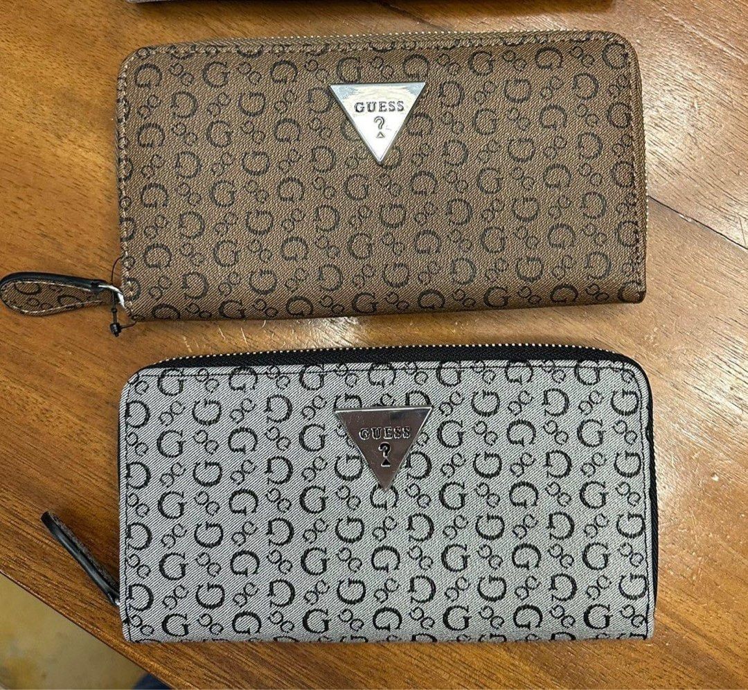 Authentic Guess Wallets Money back if proven fake Women s Fashion Bags Wallets Wallets Card holders on Carousell
