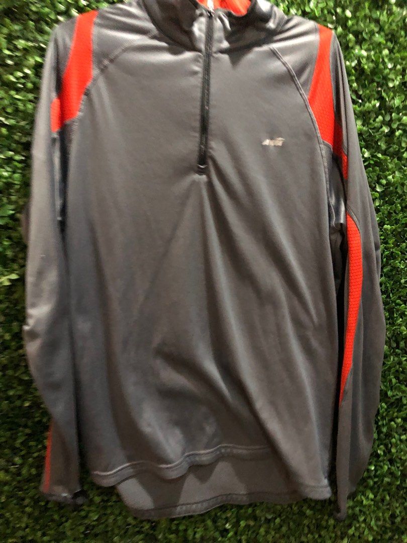 Avia Gray Long Sleeve Sportswear Activewear Sweatshirt, Men's