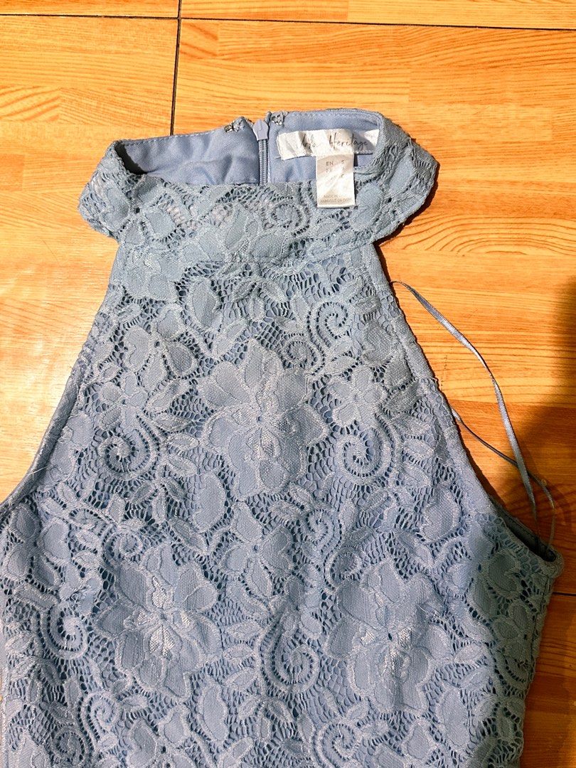 Printed Dress Isabel Marant Etoile Annaelle Dress Baby Blue Lace Halter  Mini Skater Dress Sleeveless Sexy