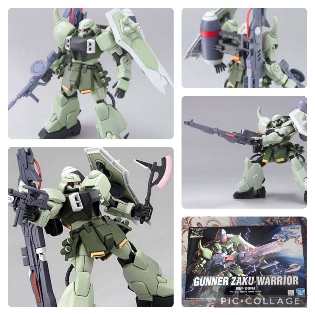 Bandai Gunner Zaku Warrior High Grade 1/144 Gundam mecha robot model kit toys action figure collecti (Category: Gundam & Model Kits) located in Cavite. Submitted by danielartifox (Listing ID 1285904954, Image 1). Description: 💛P850 Bandai Gunner Zaku Warrior High Grade 1/144 Bnew Unbuilt location Dasmarinas Cavite, Gasso dbb f Available for shop**ee check out and shipping w/ additional charges.