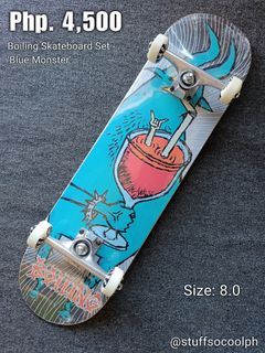 'Blue Monster' - Boiling Skateboard Set