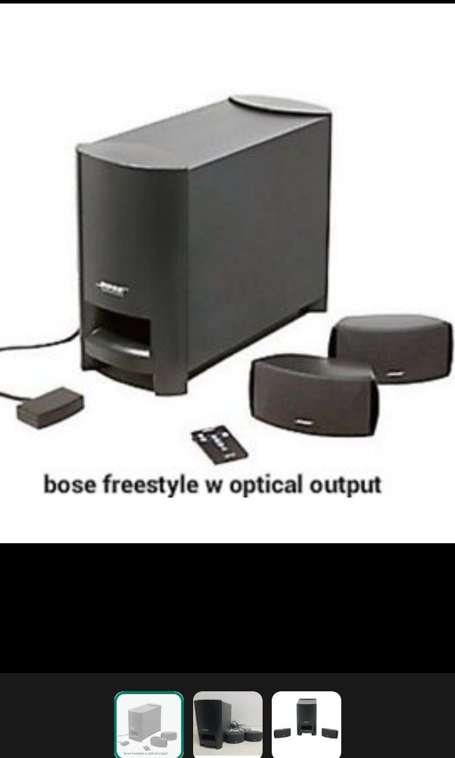 Bose home theatre system, Audio, Soundbars, Speakers