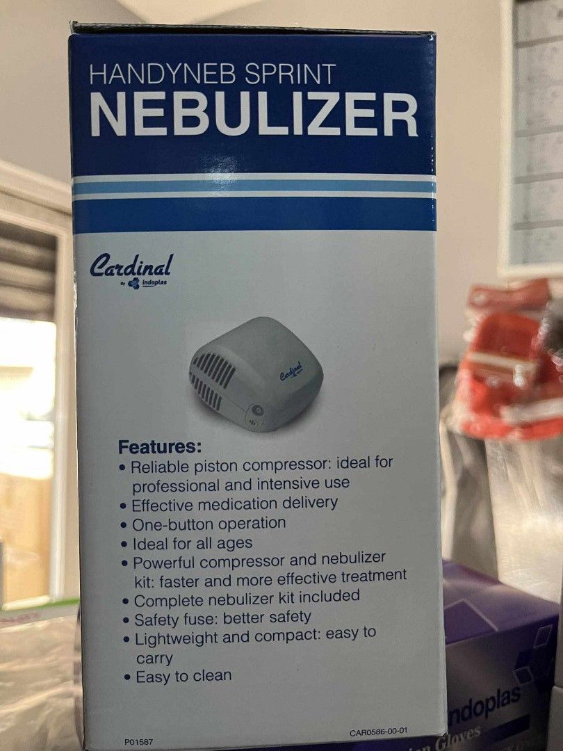 Cardinal by Indoplas Nebulizer (Handyneb Sprint) (Category: Medical Supplies & Tools) located in Quezon City. Submitted by pjfalogme21 (Listing ID 1285881728, Image 3). Description: Available for pick up and delivery. Same day delivery within Metro Manila and nearby provinces. We accept COD, Bank Transfer, and Gcash payment. Pm for more details..