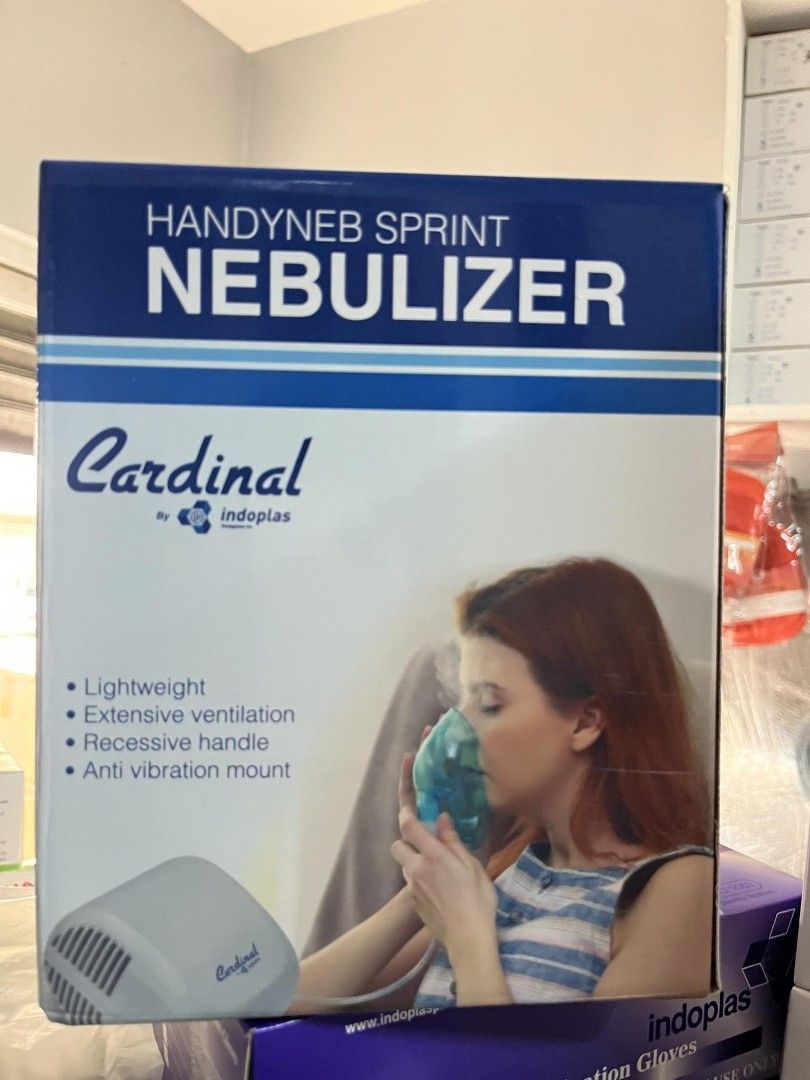 Cardinal by Indoplas Nebulizer (Handyneb Sprint) (Category: Medical Supplies & Tools) located in Quezon City. Submitted by pjfalogme21 (Listing ID 1285881728, Image 2). Description: Available for pick up and delivery. Same day delivery within Metro Manila and nearby provinces. We accept COD, Bank Transfer, and Gcash payment. Pm for more details..
