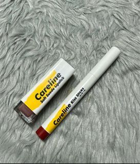 Careline Lippie Set - Soft Suede Lipstick & Kiss Sticks