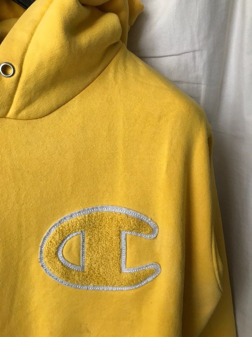 CHAMPION BIG C LOGO HOODIE Men s Fashion Tops Sets Hoodies on Carousell