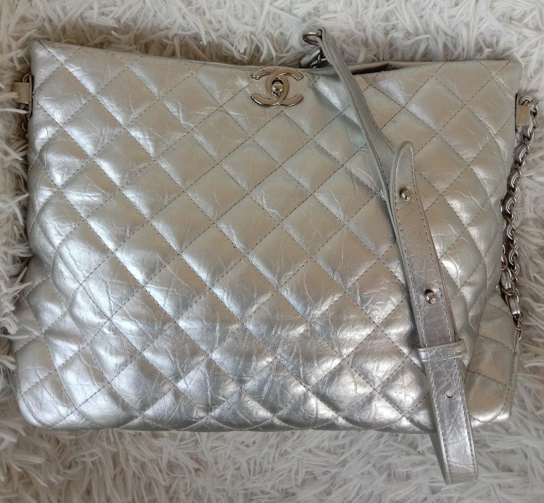 Chanel Silver tote bag