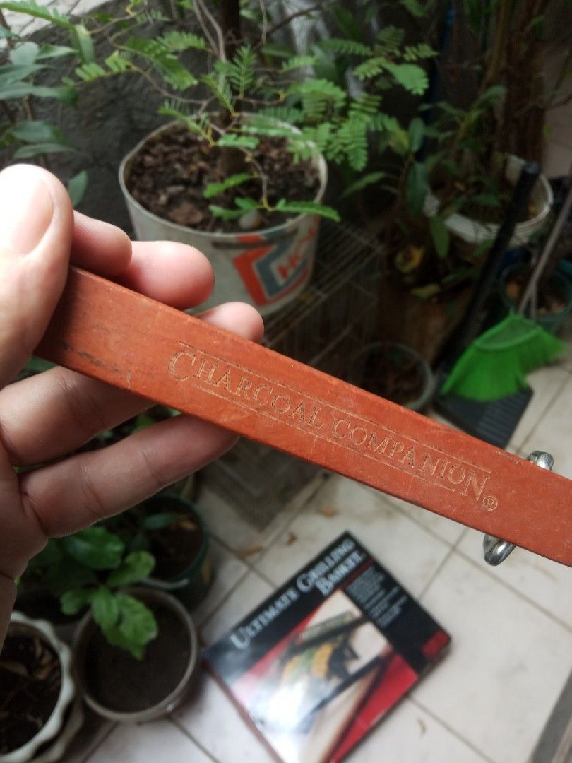 Charcoal Companion skewer (Category: Hiking & Camping) located in Pasig City. Submitted by juanenes (Listing ID 1285859013, Image 2). Description: FOR SALE!:) Charcoal Companion skewer 4 pcs for 200 carbon steel rosewood handle halos 600mm ang haba tamang tama to magdadagat,magcacamping kayo o kahit jan lng sa inyo:) itusok nyo trip nyo LALAMOVE✓ GCASH✓ JRS✓ eastwoodQC location.