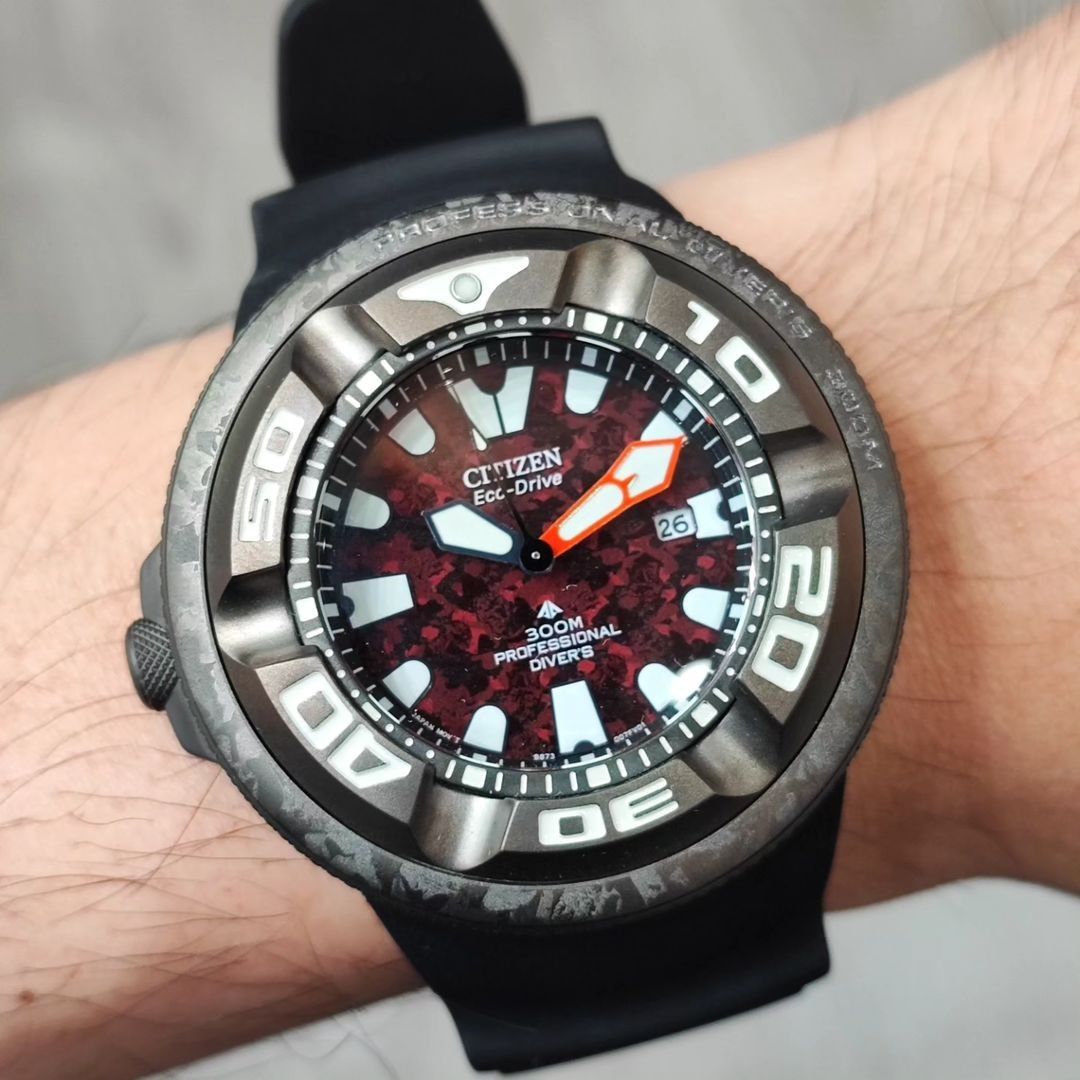 CNY SALE Citizen Promaster Eco Drive Marine Godzilla Collaboration Limited Edition BJ8056 01E 2500 Pc BJ8059 03Z 3000 Pc