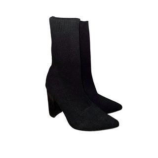 cuccoo pointed toe ankle heel sock boots