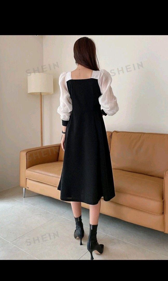 DAZY KOREAN STYLE ELEGANT CLASSY FORMAL EVENT WEDDING GUEST DRESS  PHOTOSHOOT CHURCH OFFICE SEMI FORMAL DRESS AESTHETIC, Women's Fashion,  Dresses & Sets, Dresses on Carousell